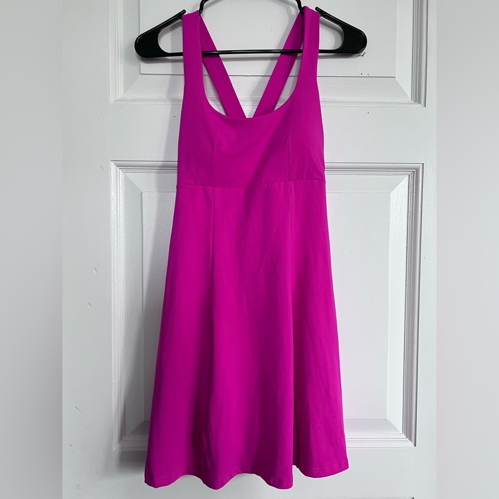 SHEIN Mini Tennis Dress in Hot Pink